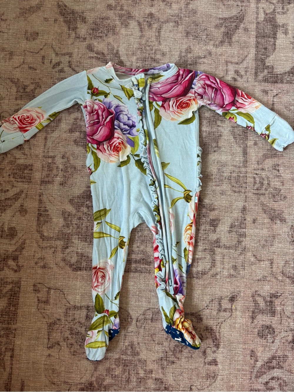 posh peanut baby bamboo footie sleeper